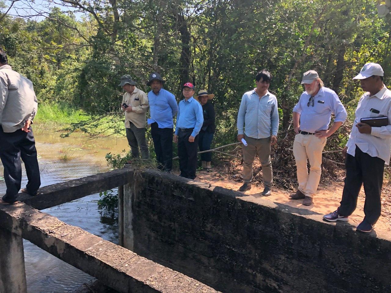 CFAVC’s MRD MoWRAM, MAFF and TA team visited the irrigation schemes and conduct the feasibility study