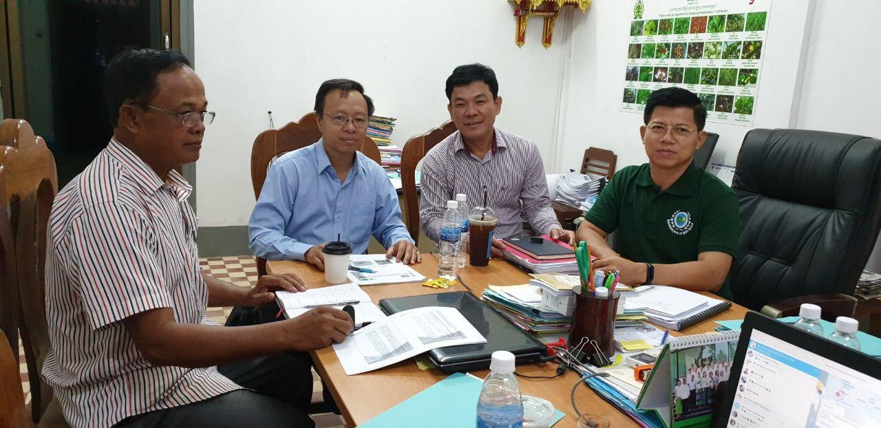 03 May 2019, CFAVC PMU team started short orientation meeting with Key resources people of PDAFF in Takeo and Kampot province.